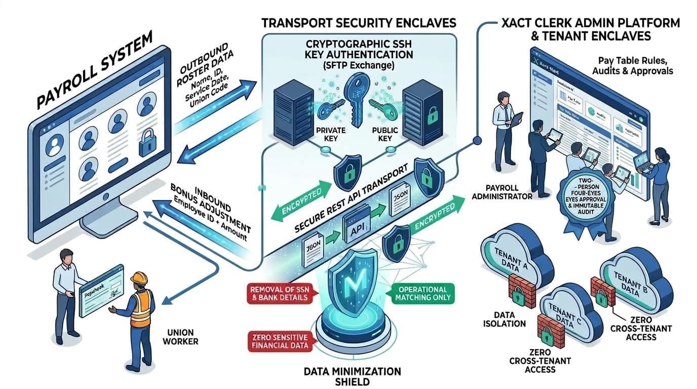 Xact Clerk Security & Data Flow Overview